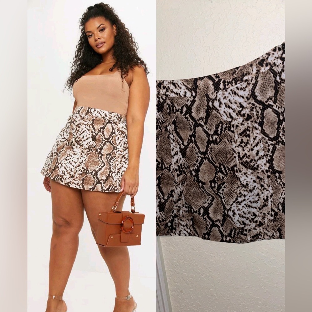 Snakeskin skirt